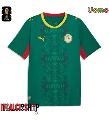 Senegal Seconda Maglia Mondiali 2026 Manica Corta